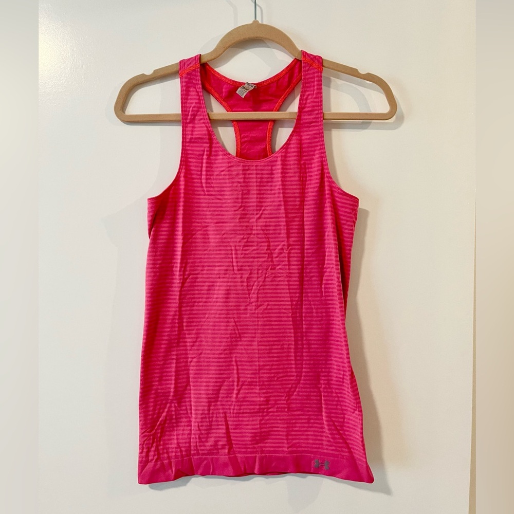 Under Armour Heat Gear Pink Tank Top